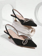 Women's 2024 New Bowknot Pointed High Heel Shoes